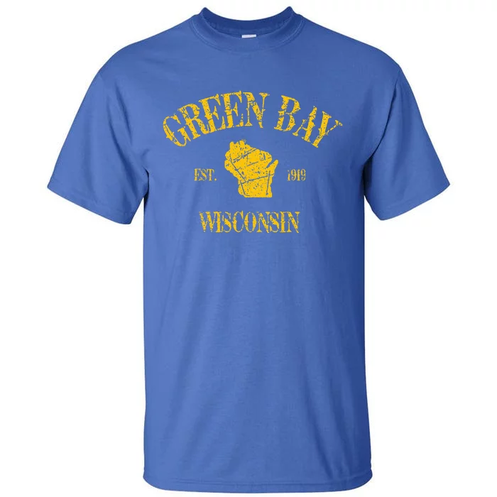 Green Bay Wisconsin Vintage Sports Tall T-Shirt