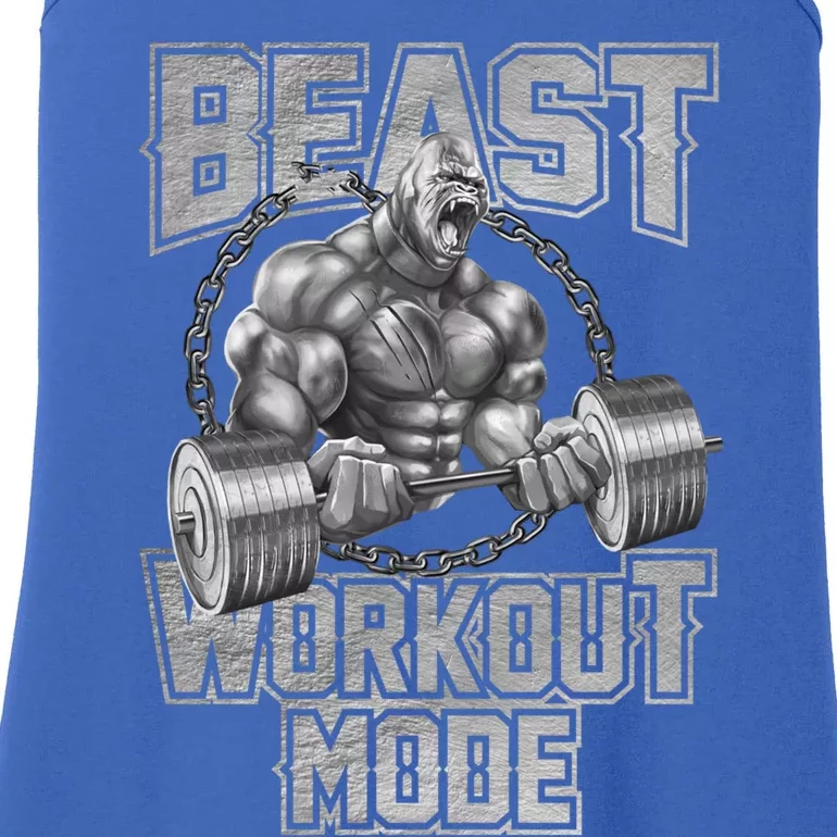 Gorilla Beast Workout Mode Motivation Bodybuilding Gym Cute Gift Ladies Essential Tank