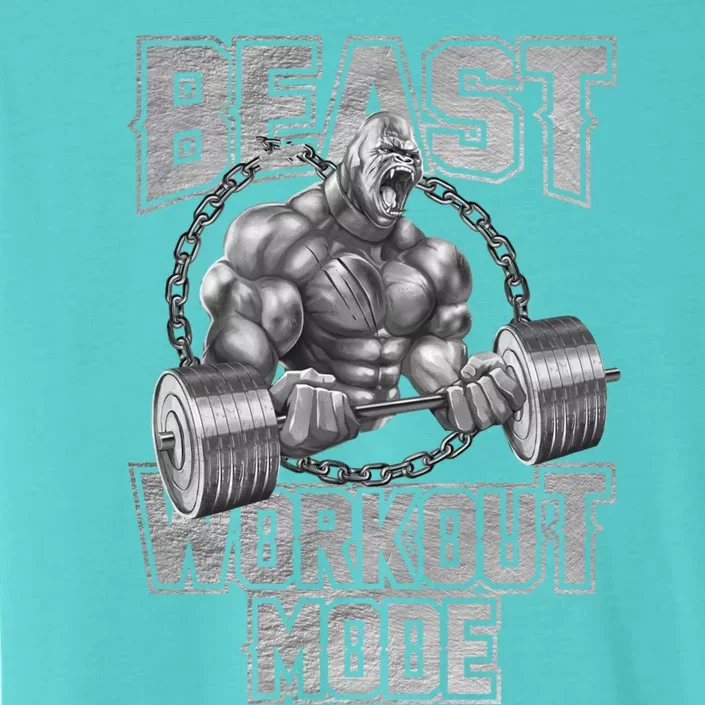 Gorilla Beast Workout Mode Motivation Bodybuilding Gym Cute Gift ChromaSoft Performance T-Shirt