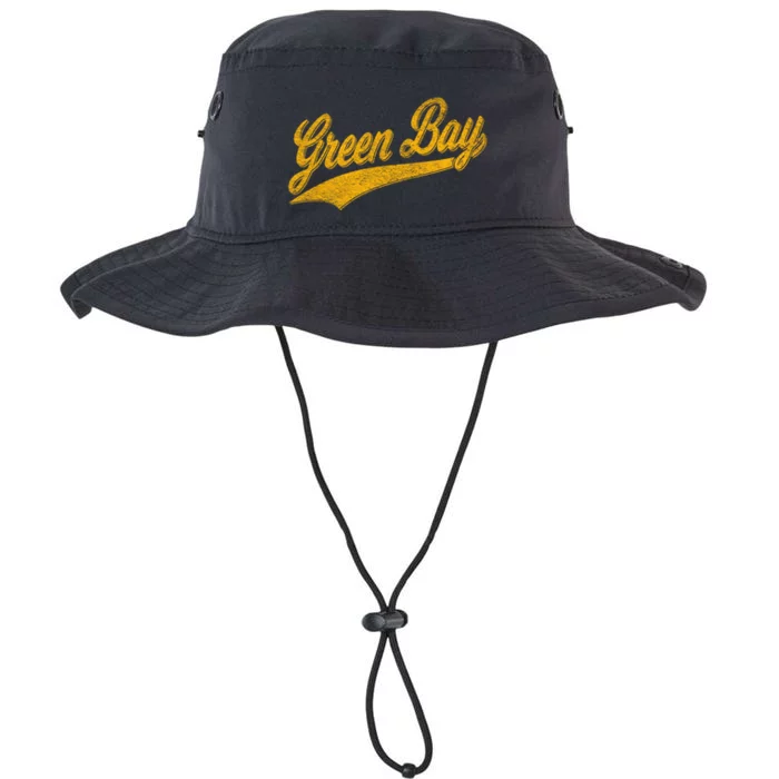 Green Bay Wisconsin Vintage Sports Legacy Cool Fit Booney Bucket Hat