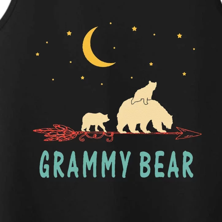 Grammy Bear With 2 Cubs Twice Blessed Grammy Bear Performance Tank