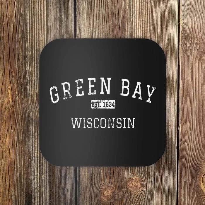 Green Bay Wisconsin WI Vintage Coaster