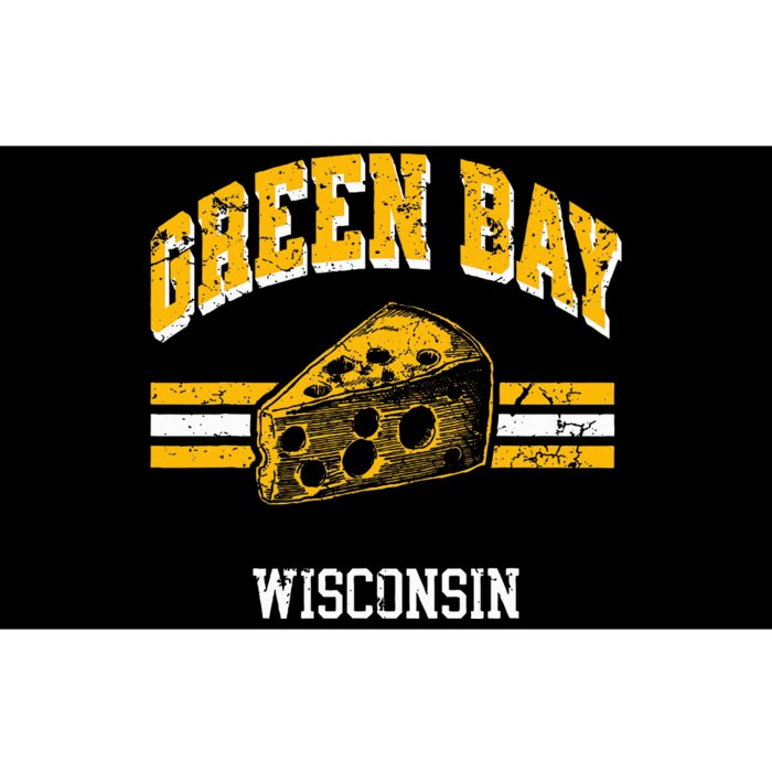 Green Bay Wisconsin Cheesehead Retro Pride Bumper Sticker