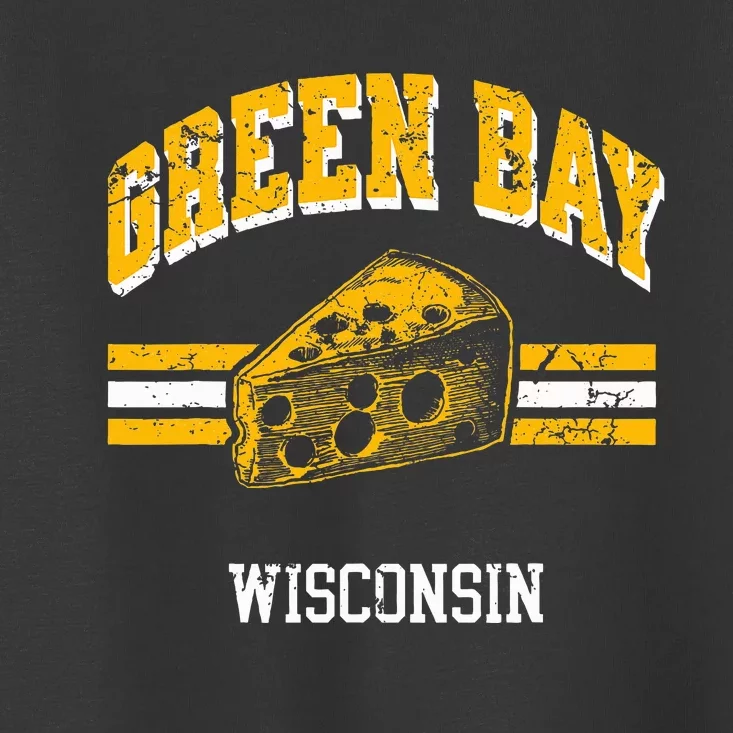 Green Bay Wisconsin Cheesehead Retro Pride Toddler T-Shirt