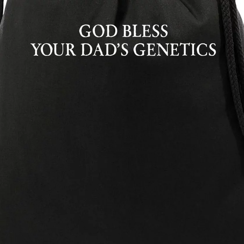 God Bless Your DadS Genetics Drawstring Bag