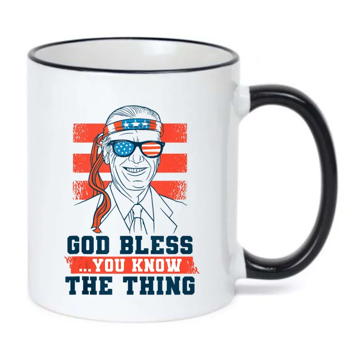 God Bless You Know The Thing A Funny Biden Black Color Changing Mug