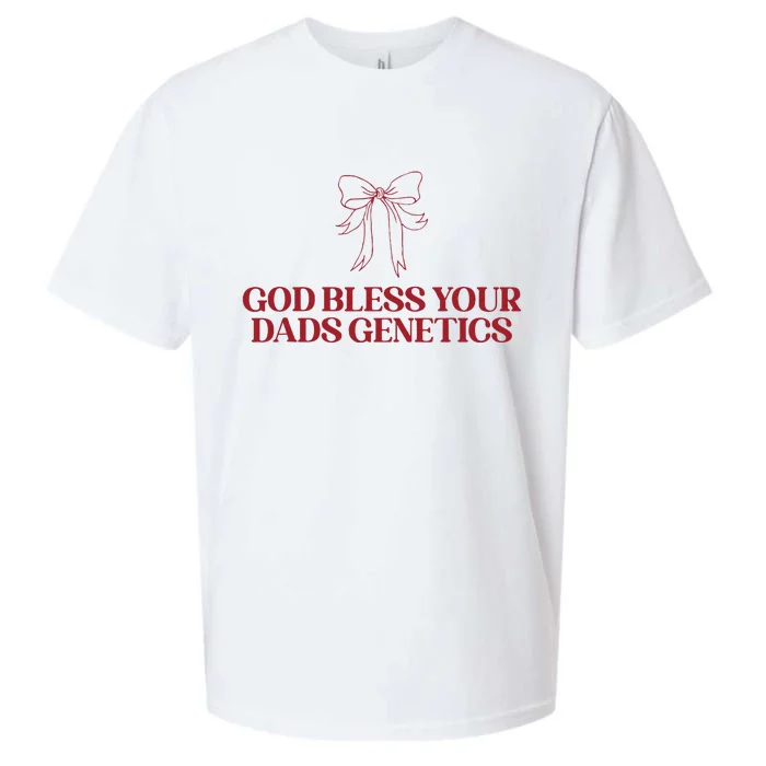 God Bless Your Dads Genetics Apparel Sueded Cloud Jersey T-Shirt