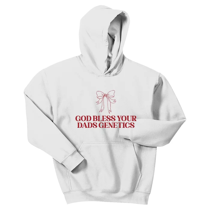 God Bless Your Dads Genetics Apparel Kids Hoodie