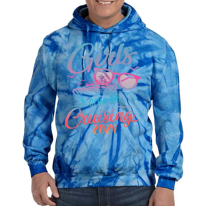 Gone Cruising 2024 Vacation Party Cruise Tie Dye Hoodie