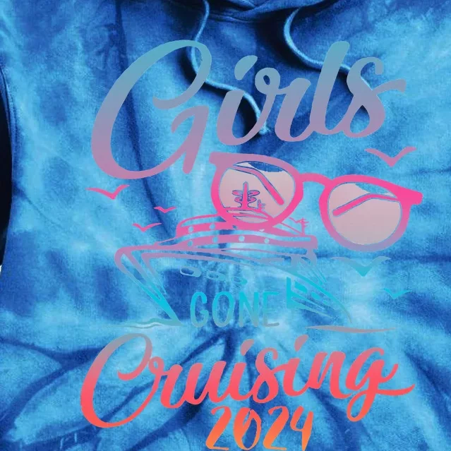 Gone Cruising 2024 Vacation Party Cruise Tie Dye Hoodie