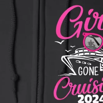 Gone Cruising 2024 Vacation Party Full Zip Hoodie