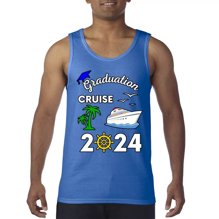 Graduation Cruise 2024 Ship Boat Vacation Summer Vacation Gift Tank Top