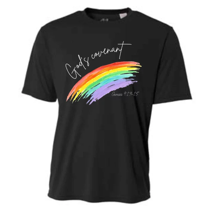 Gods Covenant 91315 Rainbow Gods Believers Cooling Performance Crew T-Shirt