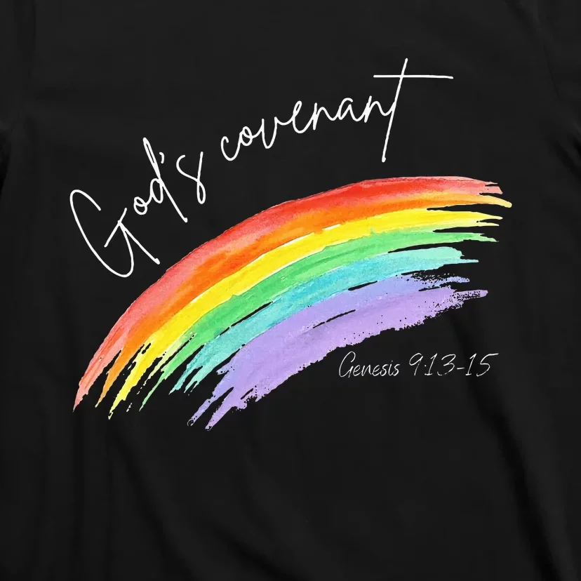 Gods Covenant 91315 Rainbow Gods Believers T-Shirt