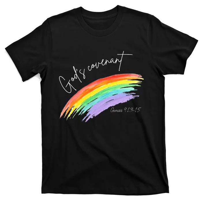 Gods Covenant 91315 Rainbow Gods Believers T-Shirt