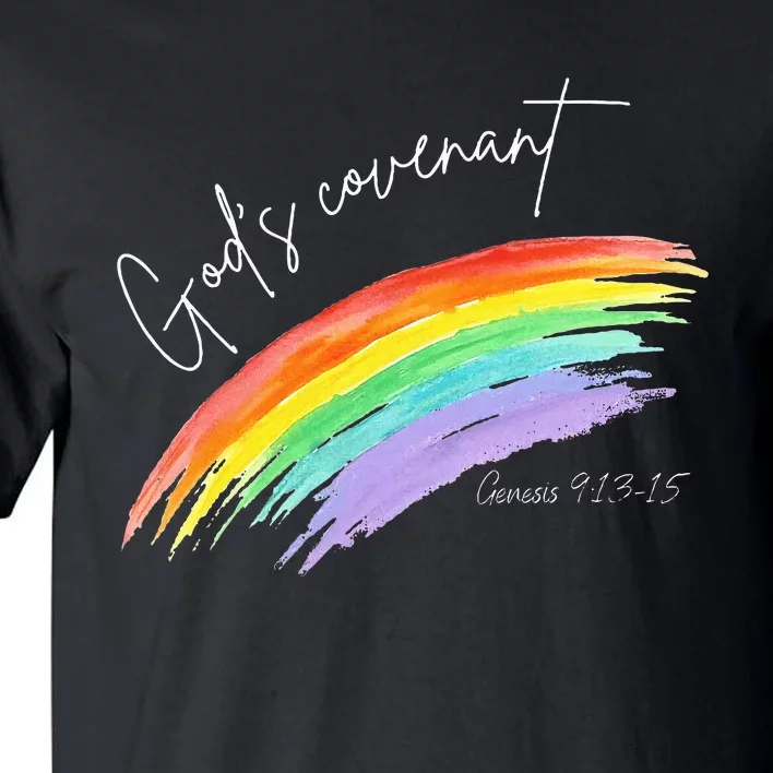 Gods Covenant 91315 Rainbow Gods Believers Tall T-Shirt