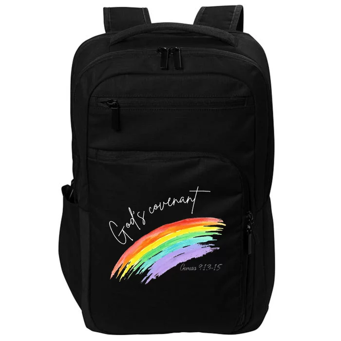 Gods Covenant 91315 Rainbow Gods Believers Impact Tech Backpack