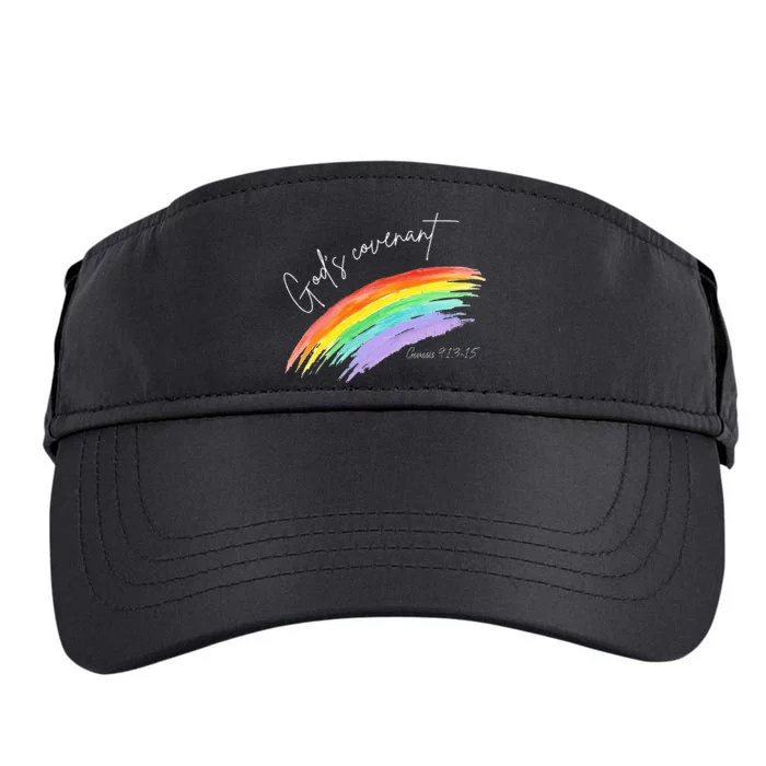 Gods Covenant 91315 Rainbow Gods Believers Adult Drive Performance Visor