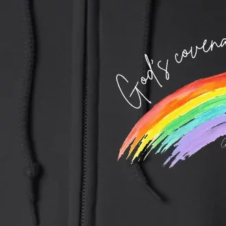 Gods Covenant 91315 Rainbow Gods Believers Full Zip Hoodie