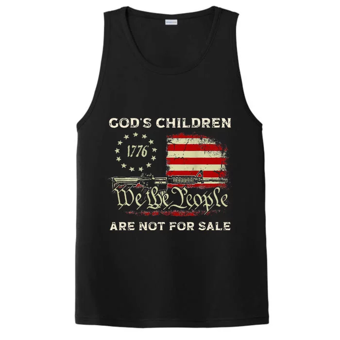 Gods Children Are Not For Sale Embracing Sound Of Freedom Performance Tank