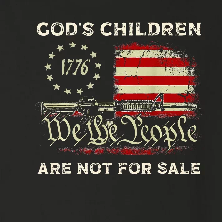 Gods Children Are Not For Sale Embracing Sound Of Freedom Toddler Long Sleeve Shirt