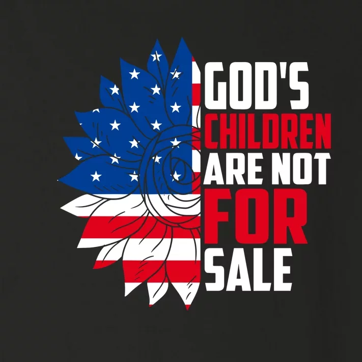 Gods Children Are Not For Sale Funny Political Toddler Long Sleeve Shirt