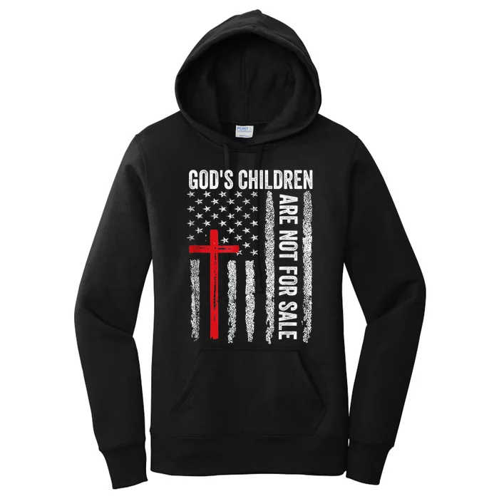 Gods Children Are Not For Sale Vintage Gods Children Quote Women's Pullover Hoodie