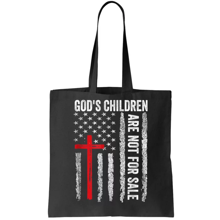 Gods Children Are Not For Sale Vintage Gods Children Quote Tote Bag