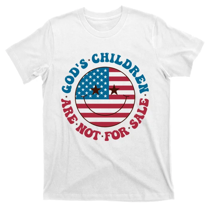 Gods Children Are Not For Sale Funny Political T-Shirt