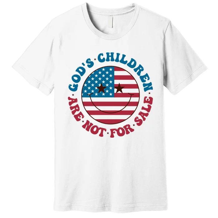 Gods Children Are Not For Sale Funny Political Premium T-Shirt