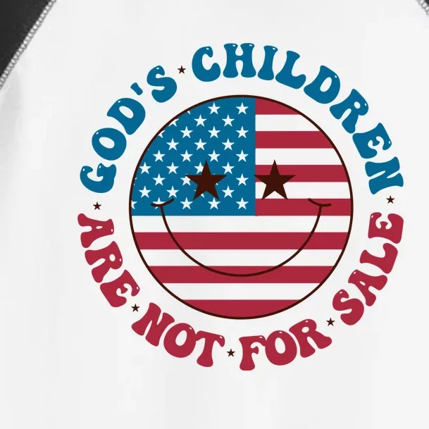 Gods Children Are Not For Sale Funny Political Toddler Fine Jersey T-Shirt