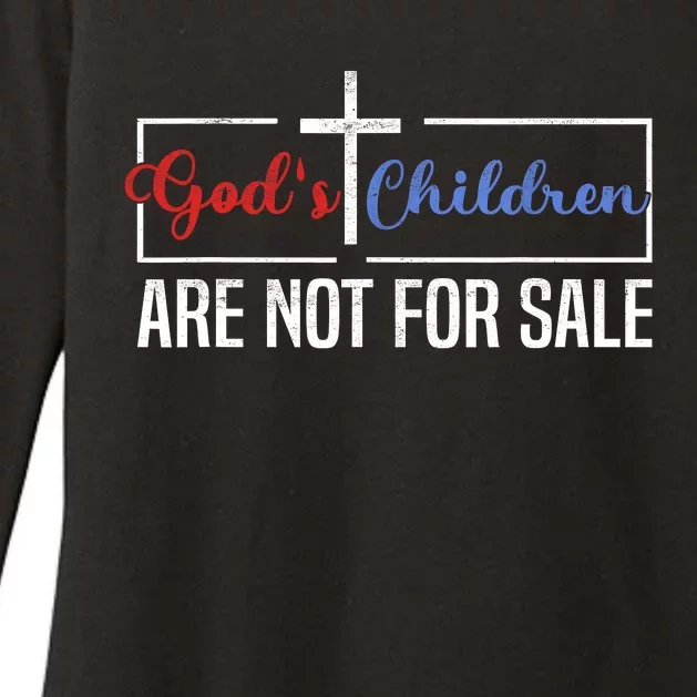 Gods Children Are Not For Sale Christian Womens CVC Long Sleeve Shirt