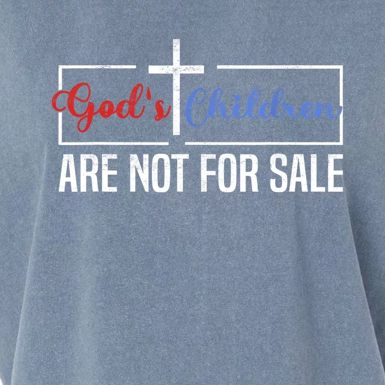 Gods Children Are Not For Sale Christian Garment-Dyed Women's Muscle Tee