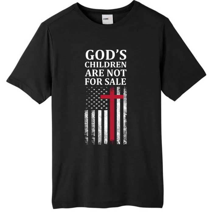 Gods Children Are Not For Sale Funny Political ChromaSoft Performance T-Shirt