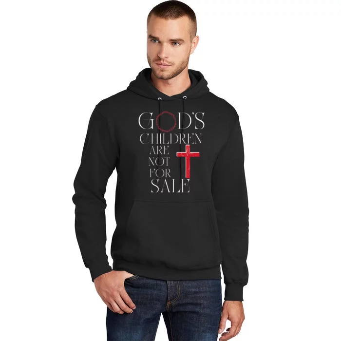 God's Children Are Not For Sale For Children Family Tall Hoodie