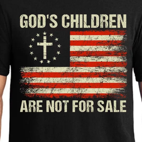 Gods Children Are Not For Sale Funny Quote Gods Children Pajama Set