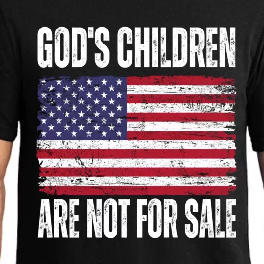 Gods Children Are Not For Sale Funny Political Pajama Set