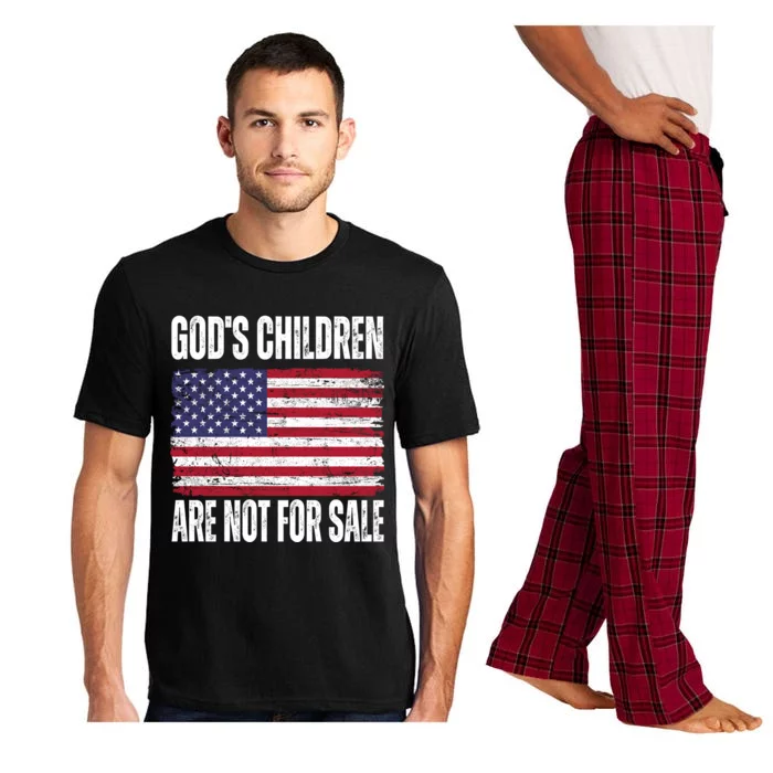 Gods Children Are Not For Sale Funny Political Pajama Set