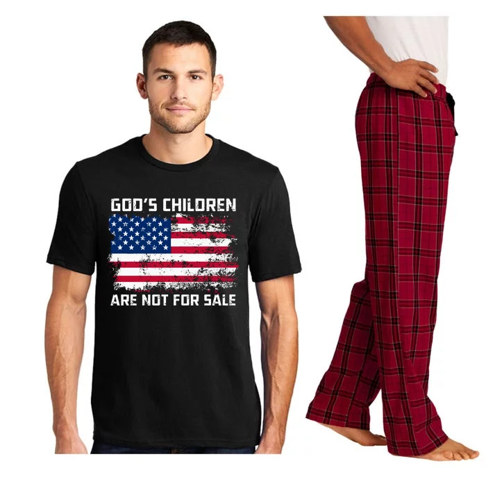 Gods Children Are Not For Sale Patriotic US Flag Pajama Set