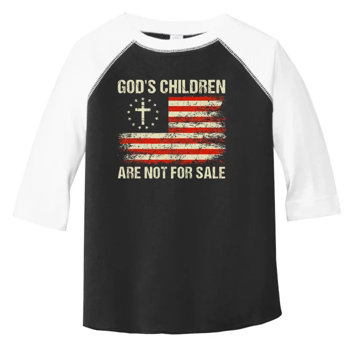 God's Children Are Not For Sale Funny Quote God's Children Toddler Fine Jersey T-Shirt