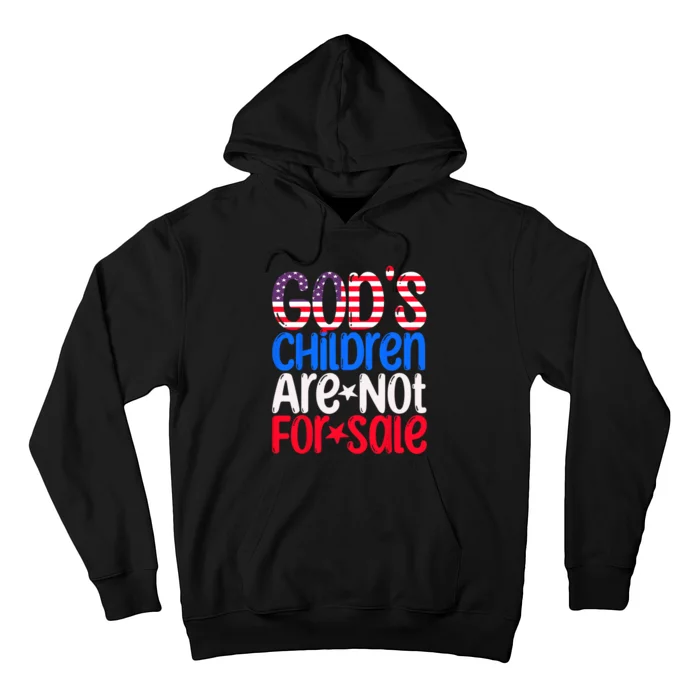 Gods Children Are Not For Sale Trendy Hoodie