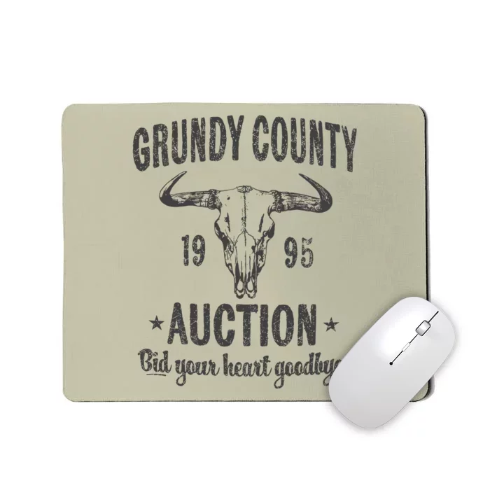 Grundy County Auction Vintage Inspired Concert Mousepad