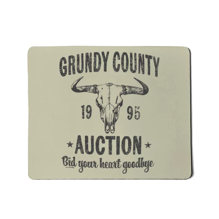 Grundy County Auction Vintage Inspired Concert Mousepad