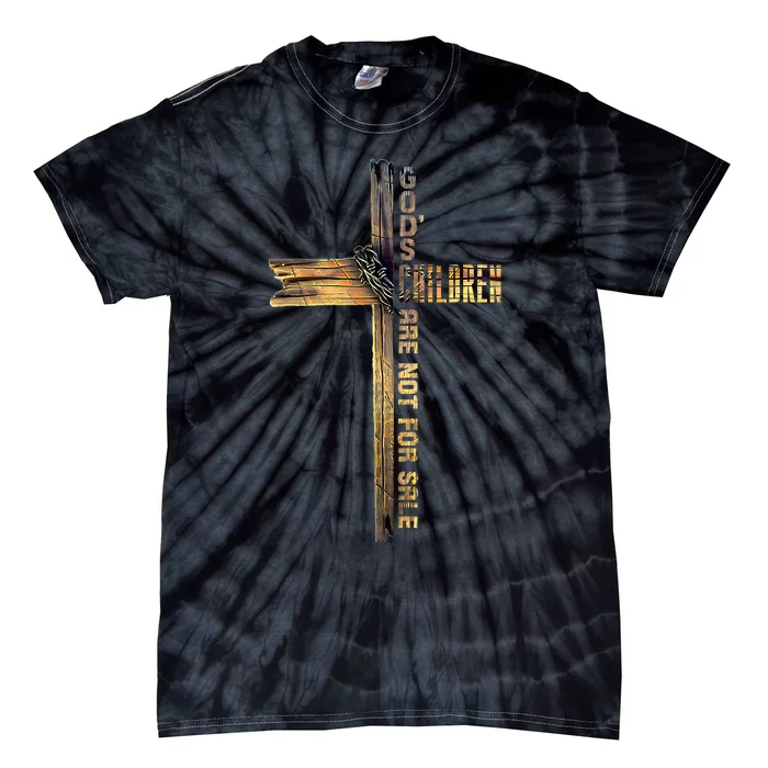 Gods Children Are Not For Sale Embracing Sound Of Freedom Tie-Dye T-Shirt