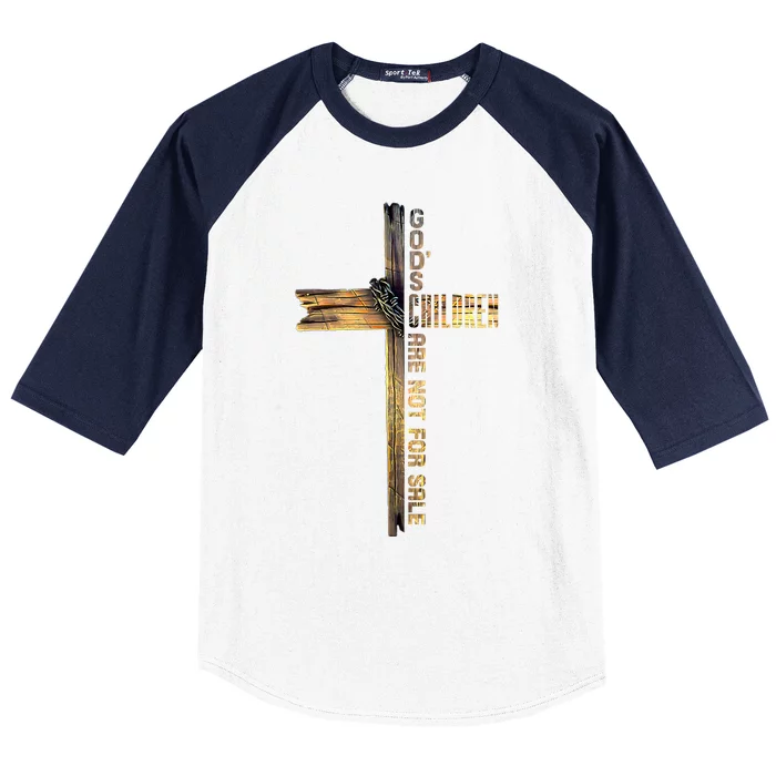 Gods Children Are Not For Sale Embracing Sound Of Freedom Baseball Sleeve Shirt