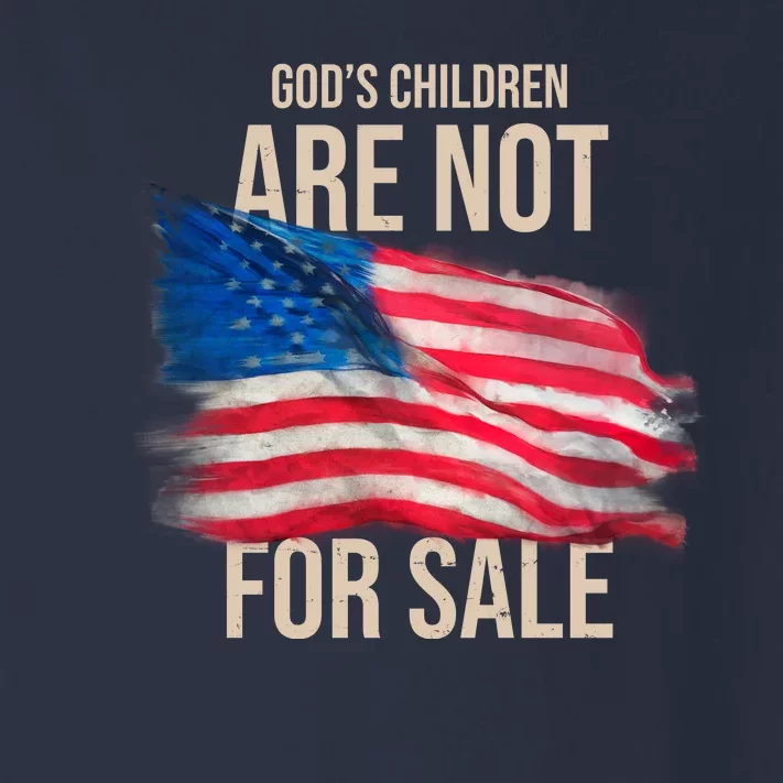 Gods Children Are Not For Sale Usa Flag Toddler Long Sleeve Shirt