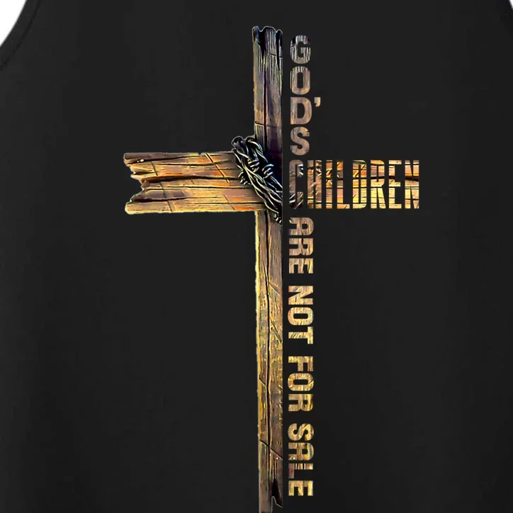 Gods Children Are Not For Sale: Embracing Sound Of Freedom Performance Tank