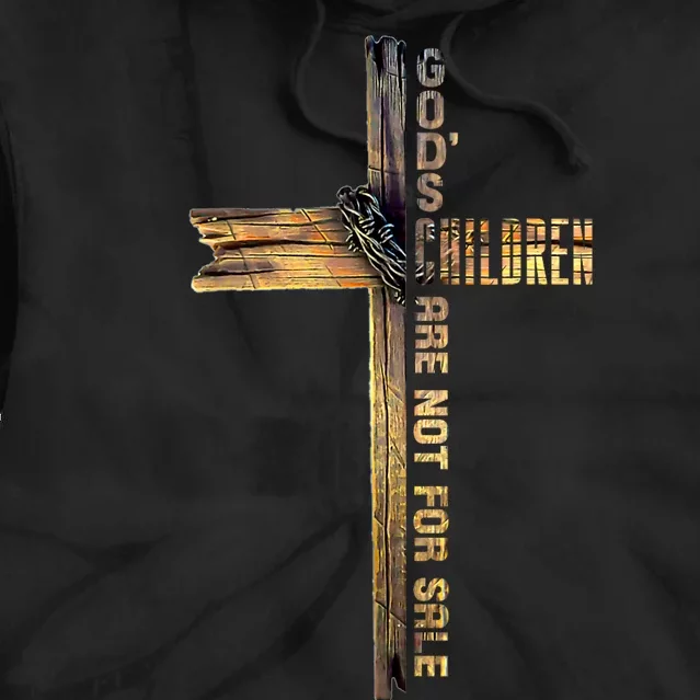 Gods Children Are Not For Sale: Embracing Sound Of Freedom Tie Dye Hoodie