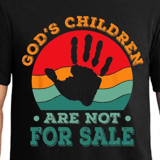 Gods Children Are Not For Sale Funny Quote Gods Childre Pajama Set