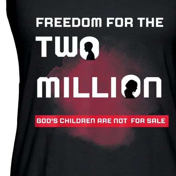 Gods Children Are Not For Sale: Embracing Sound Of Freedom Ladies Essential Flowy Tank